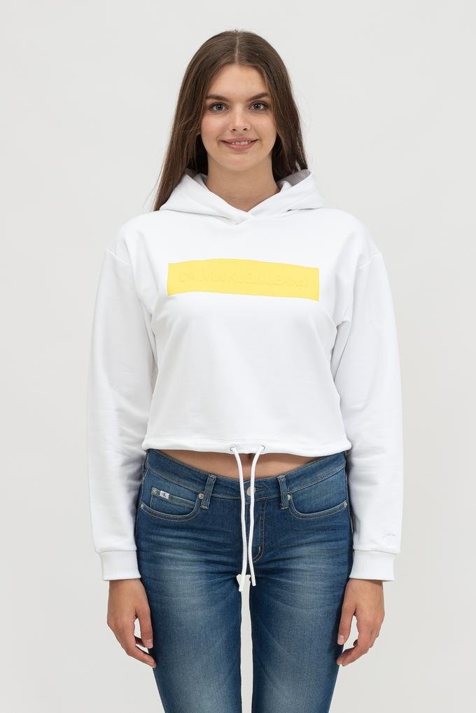  Calvin Klein Hero Logo Hoodie Kadın Kapüşonlu Sweatshirt