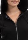  Calvin Klein Logo Tape Zip Through Hoodie Kadın Fermuarlı Sweatshirt