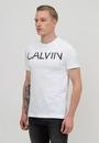  Calvin Klein Cut Logo T-Shirt Erkek Bisiklet Yaka T-Shirt