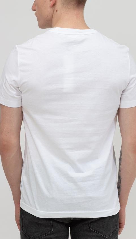  Calvin Klein Multi Embroidery T-Shirt Erkek Bisiklet Yaka T-Shirt
