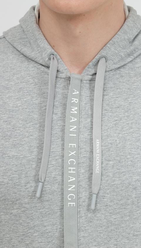  Armani Exchange Erkek Fermuarlı Sweatshirt