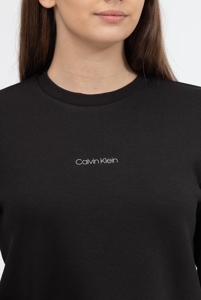  Calvin Klein Mini Calvin Klein Sweatshirt Kadın Bisiklet Yaka Sweatshirt