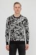 Calvin Klein Iconic Abstract Jacquard Sweater Erkek Triko