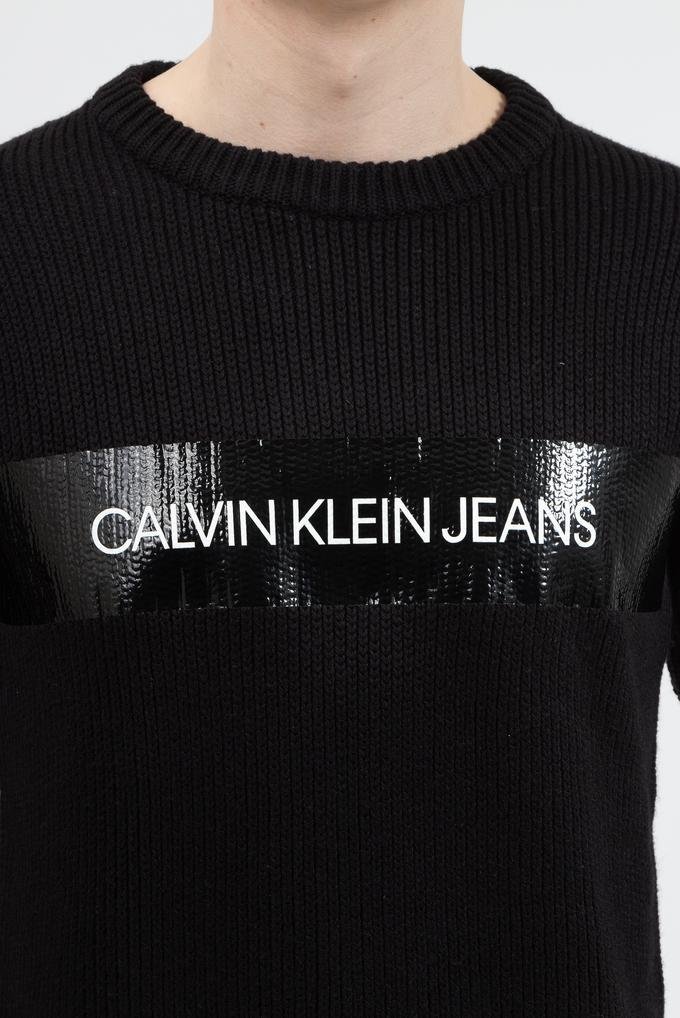  Calvin Klein Shine Logo Sweater Erkek Triko