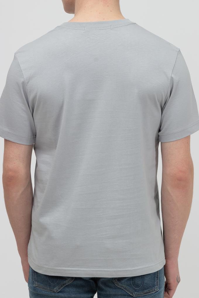  Calvin Klein Vertical Logo Tee Erkek Bisiklet Yaka T-Shirt
