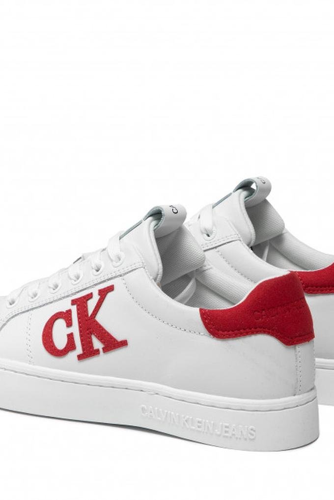  Calvin Klein Cupsole Laceup Sneaker Logo Erkek Sneaker
