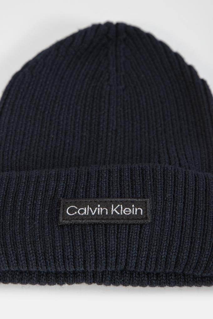  Calvin Klein Felt Patch Docker Beanie Erkek Bere