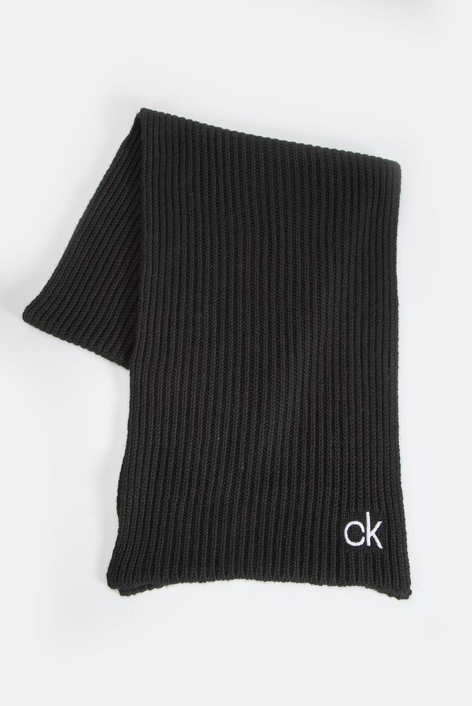  Calvin Klein Organic Knit Knit Scarf 30X180Cm Erkek Şal