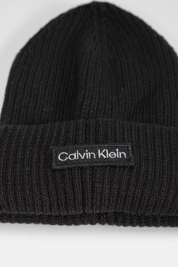  Calvin Klein Felt Patch Docker Beanie Erkek Bere