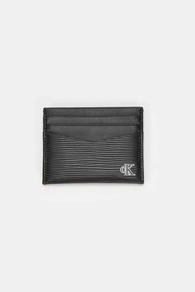  Calvin Klein Enamel Plaque Cardcase 6Cc Erkek Cüzdan