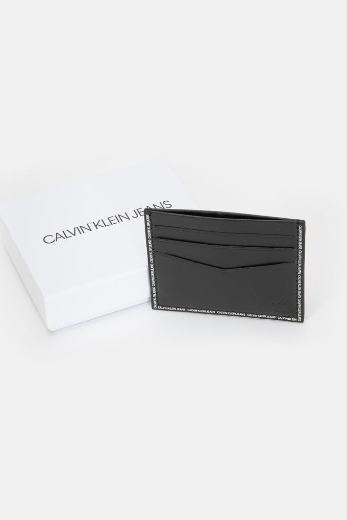 Calvin Klein Logo Tape Cardcase 6Cc Erkek Cüzdan