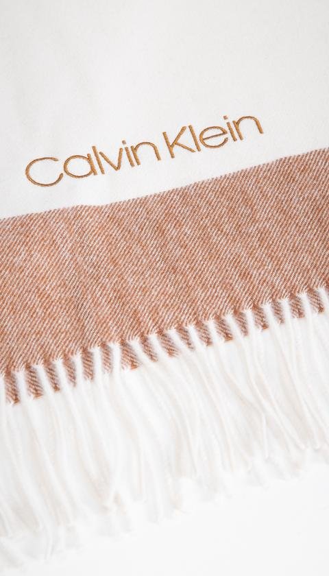  Calvin Klein Block Scarf 35X180 Kadın Atkı