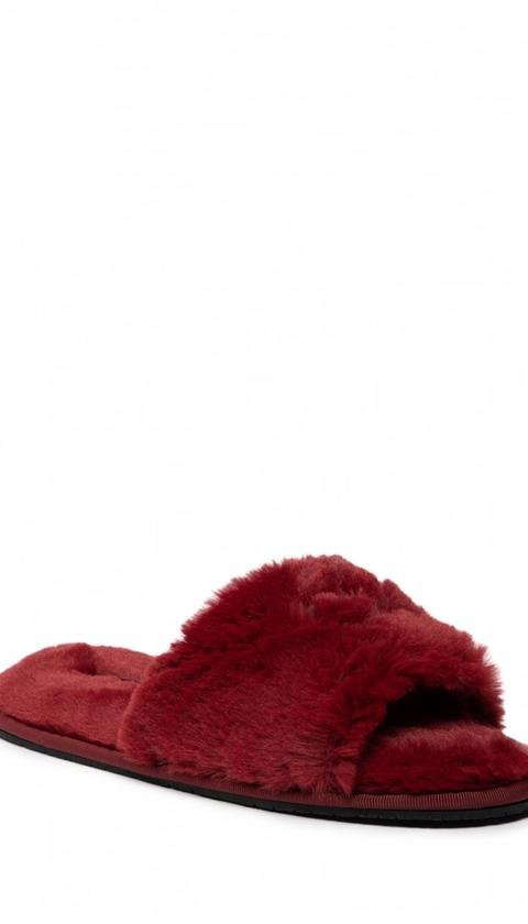  Calvin Klein Slipper Sandal Fur Kadın Ev Terliği