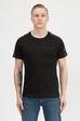 Calvin Klein Shadow Shoulder Tape Tee Erkek Bisiklet Yaka T-Shirt