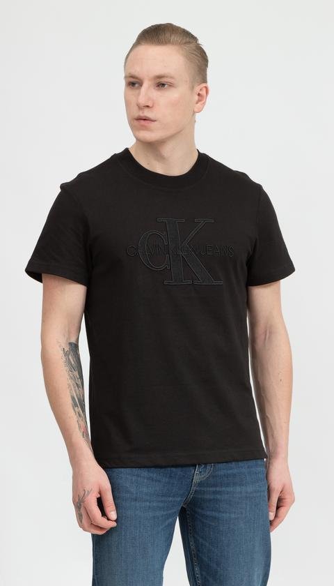 Calvin Klein Premium Monogram Tee Erkek Bisiklet Yaka T-Shirt