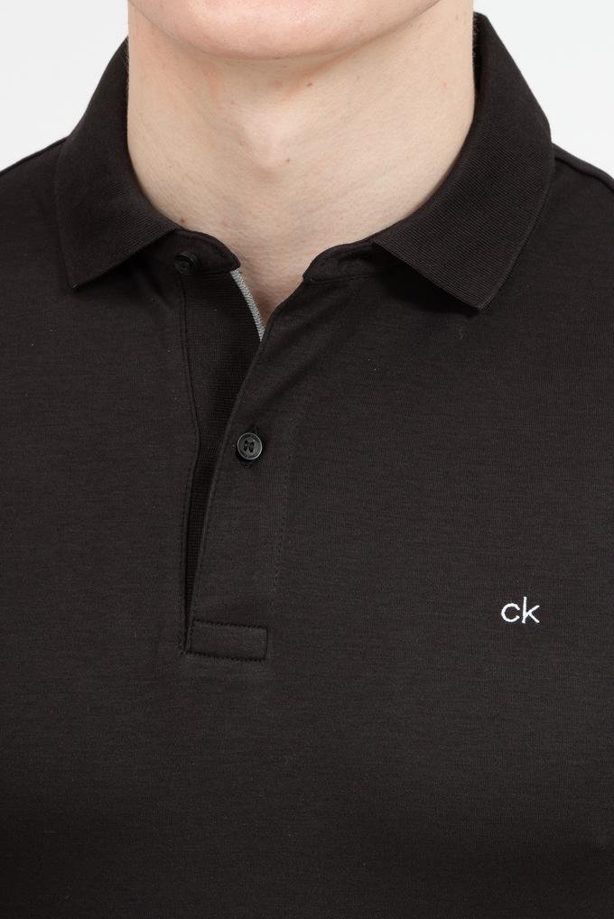  Calvin Klein Liquid Touch Slim Ls Polo Erkek Polo Yaka T-Shirt