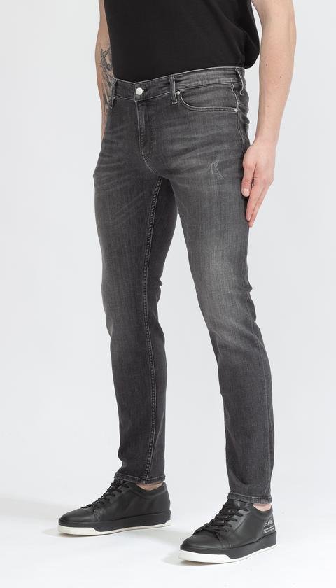  Calvin Klein Modern Slim Flex Grey Erkek Jean Pantolon