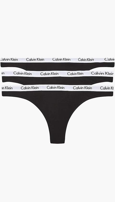  Calvin Klein Thong 3Pk Kadın 3lü Külot