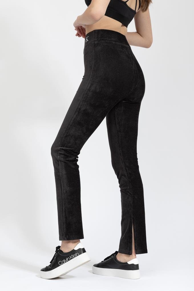  Calvin Klein Velvet Rib Skinny Pants Kadın Eşofman Altı