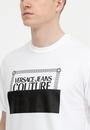  Versace Jeans Couture R Piece Nr Pt Erkek Bisiklet Yaka T-Shirt