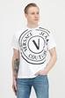 Versace Jeans Couture R Centered Vemblem Erkek Bisiklet Yaka T-Shirt