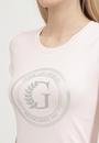  Guess Ss G Crest Logo R3 Kadın Bisiklet Yaka T-Shirt