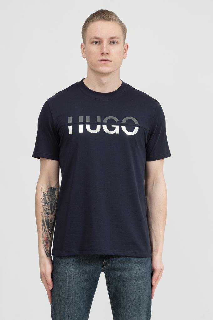  Hugo Denghis Erkek Bisiklet Yaka T-Shirt