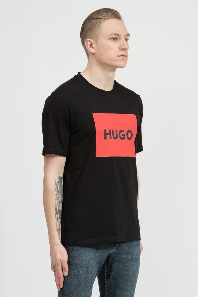  Hugo Dulive222 Erkek Bisiklet Yaka T-Shirt