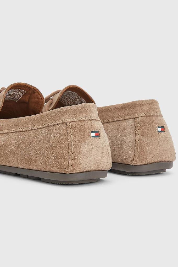  Tommy Hilfiger Corporate Suede Driver W Laces Erkek Loafer