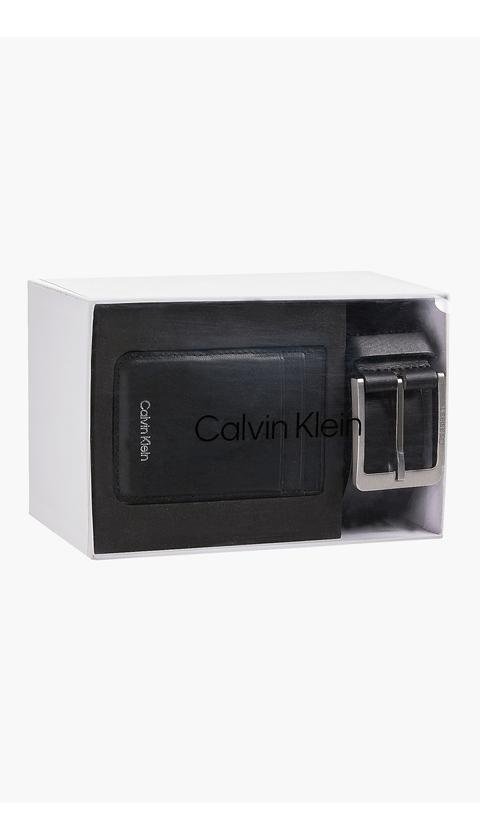 Calvin Klein Ck Vital 35Mm+Stick On Cc Holder Erkek Kemer+Kartlık