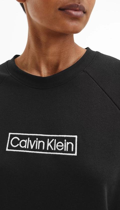  Calvin Klein S/S Nightshirt Kadın Bisiklet Yaka T-Shirt