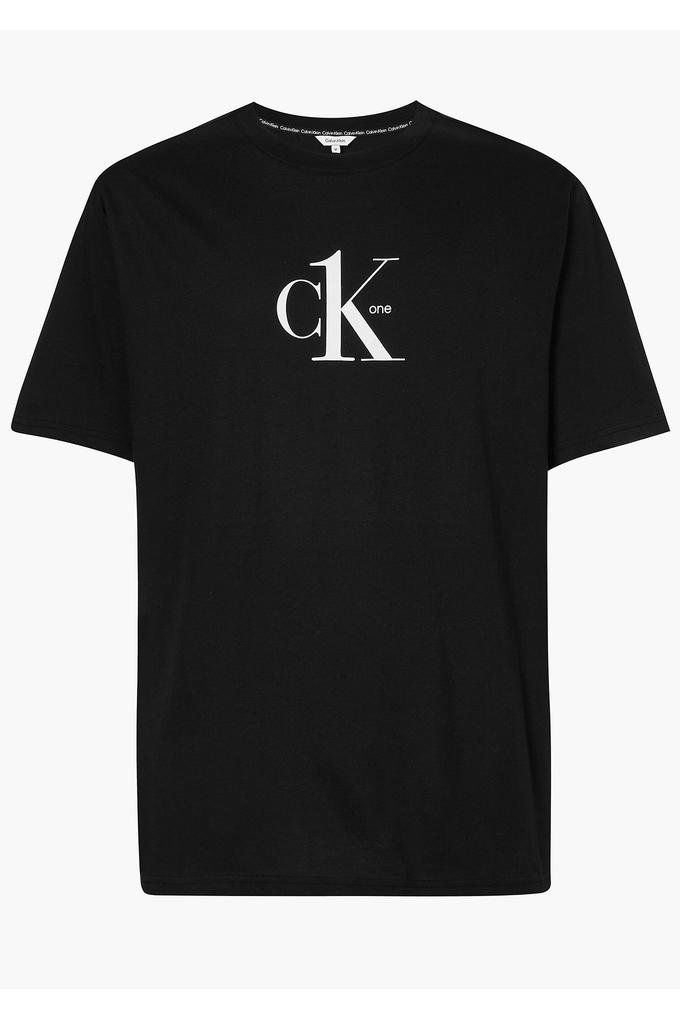  Calvin Klein Box Tee Erkek Bisiklet Yaka T-Shirt