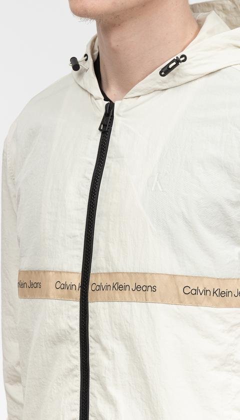  Calvin Klein Contrast Tape Windbreaker Erkek Rüzgarlık