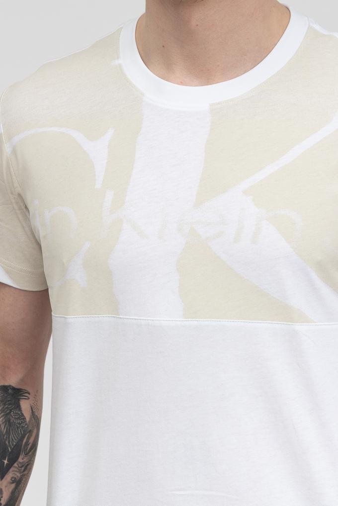  Calvin Klein Blown Up Ck Tee Erkek Bisiklet Yaka T-Shirt