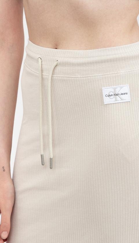  Calvin Klein Acid Wash Rib Skirt Kadın Etek