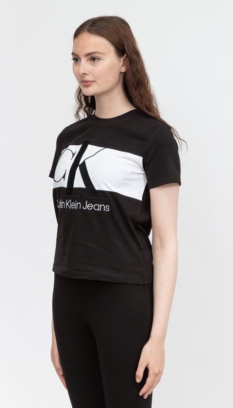  Calvin Klein Blocking Tee Kadın Bisiklet Yaka T-Shirt