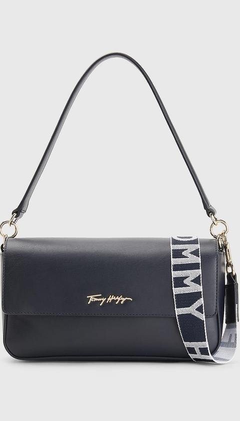  Tommy Hilfiger Iconic Tommy Shoulder Bag Kadın Mini Omuz Çantası
