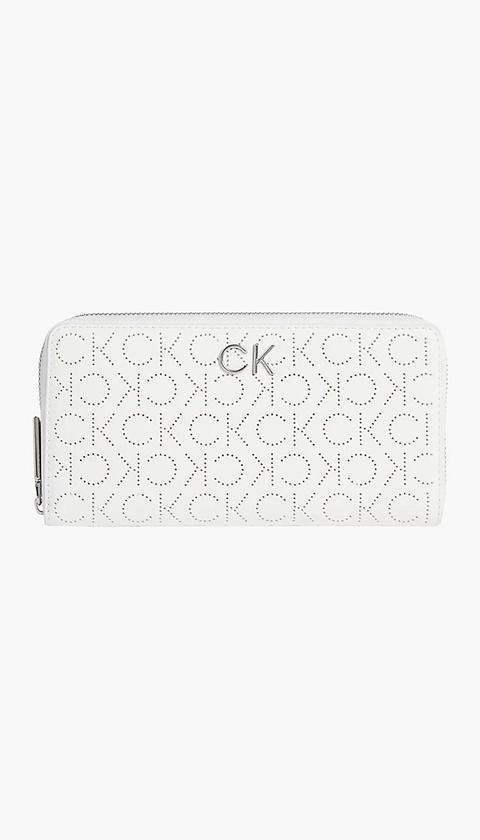  Calvin Klein Re-Lock Slim Z/A Wallet Lg Perf Kadın Cüzdan