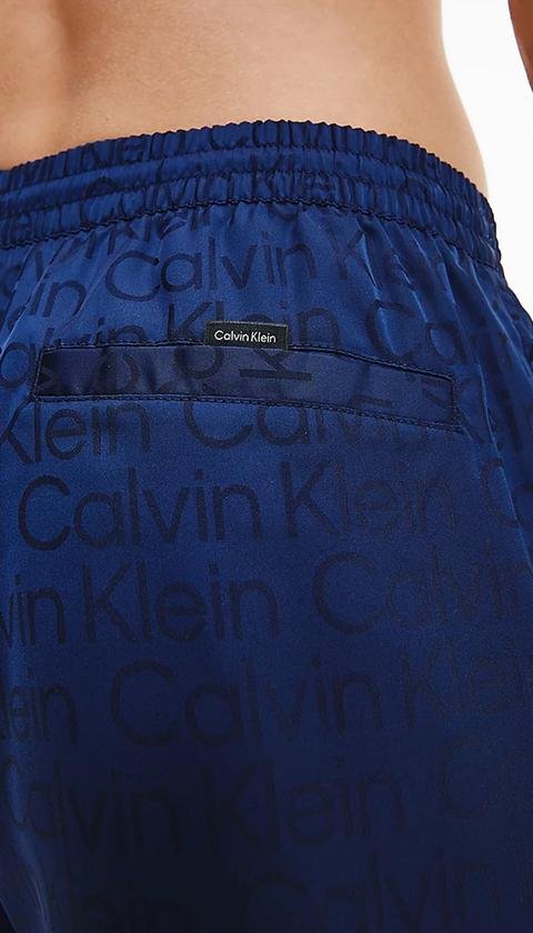  Calvin Klein Medium Drawstring-Jacquard Erkek Şort Mayo