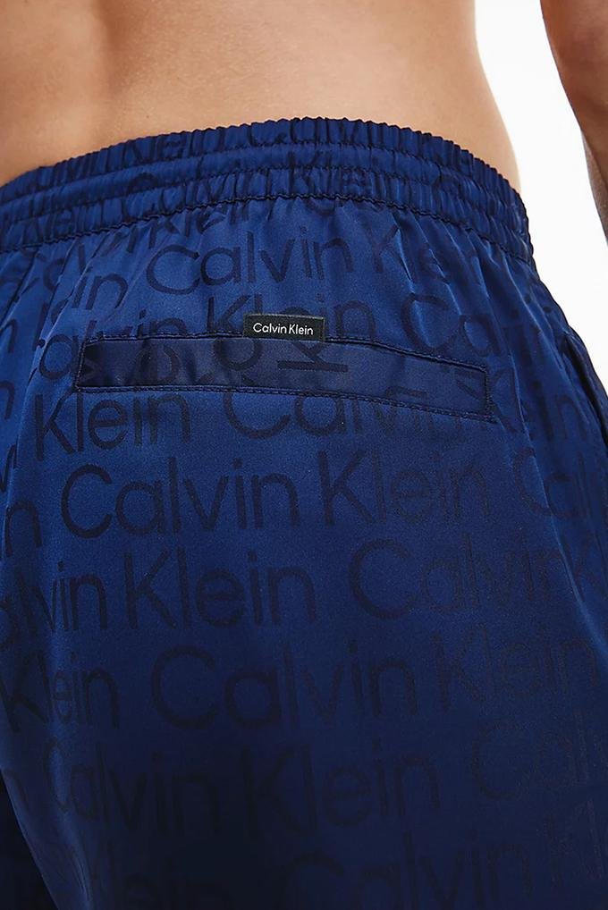  Calvin Klein Medium Drawstring-Jacquard Erkek Şort Mayo