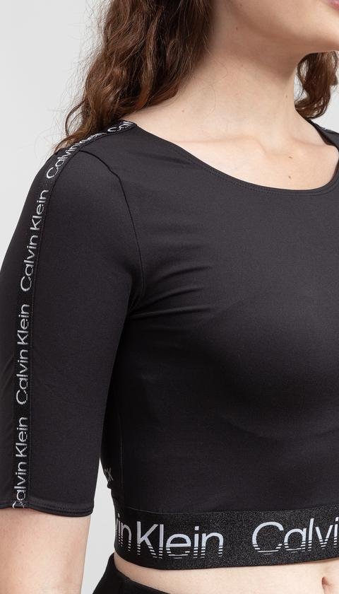 Calvin Klein Wo - Ss T-Shirt Kadın Uzun Kol T-Shirt