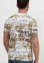  Versace Jeans Couture S Print Logo Baroque Erkek Bisiklet Yaka T-Shirt