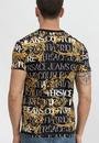  Versace Jeans Couture S Print Logo Baroque Erkek Bisiklet Yaka T-Shirt