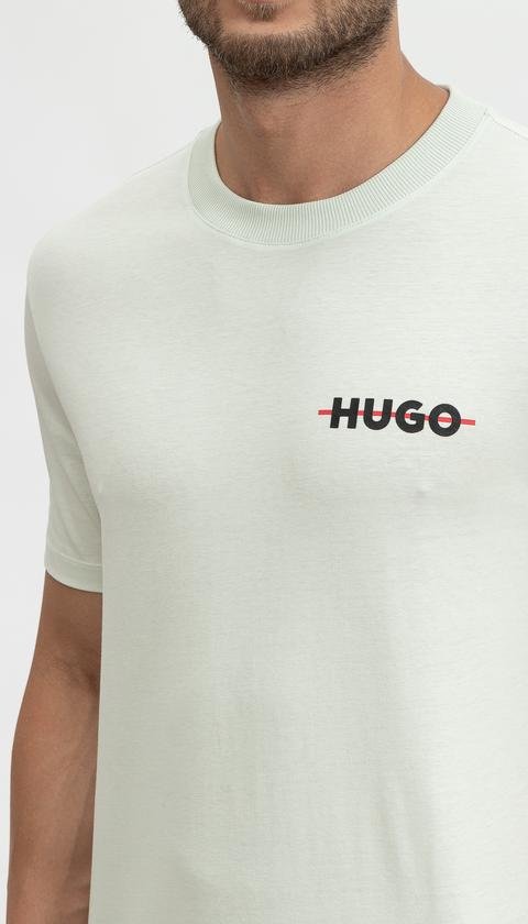  Hugo Drango Erkek Bisiklet Yaka T-Shirt