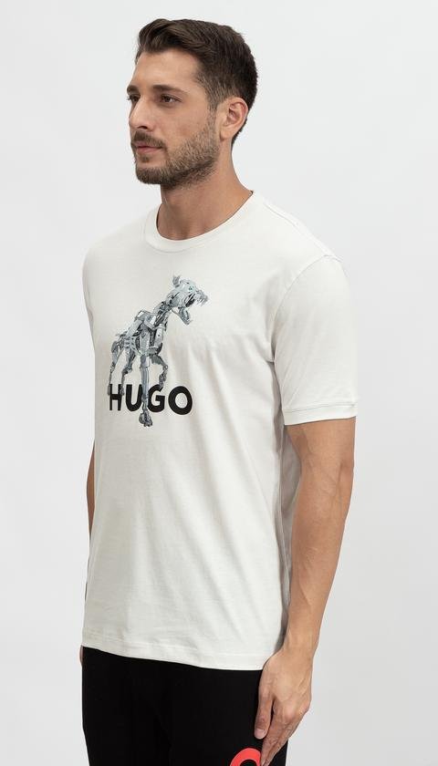  Hugo Dobotic Erkek Bisiklet Yaka T-Shirt