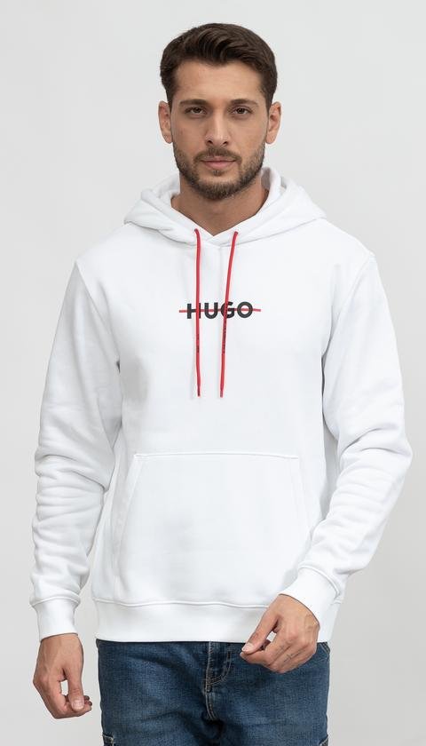  Hugo Daffleck Erkek Kapüşonlu Sweatshirt