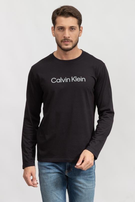  Calvin Klein Pw - L/S T-Shirt Erkek Uzun Kol T-Shirt
