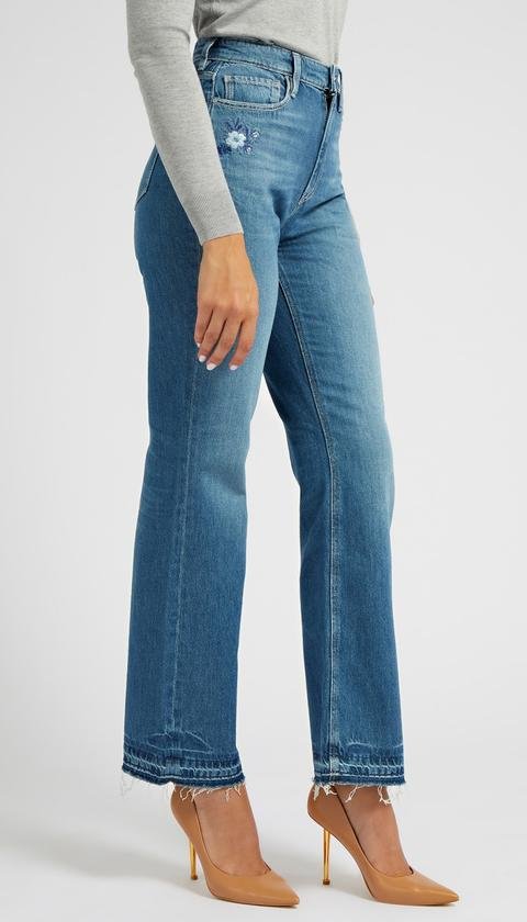  Guess 80S Straight Kadın Jean Pantolon