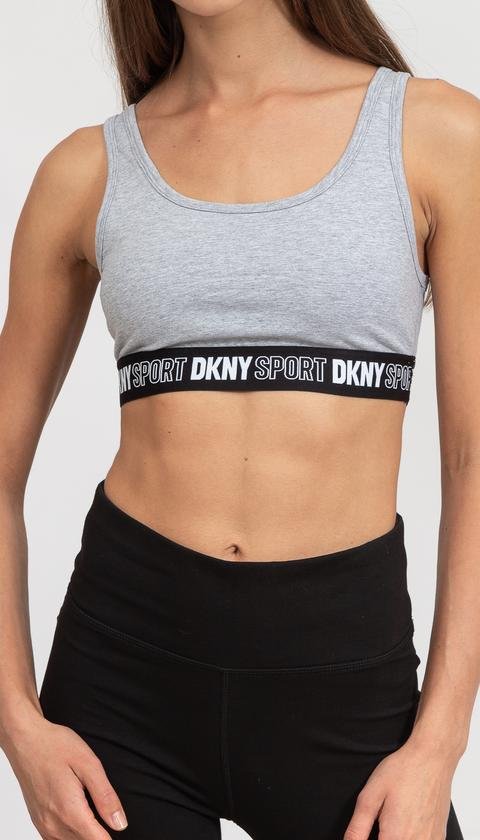  DKNY Sport Outline Logo Kadın Sporcu Sütyen
