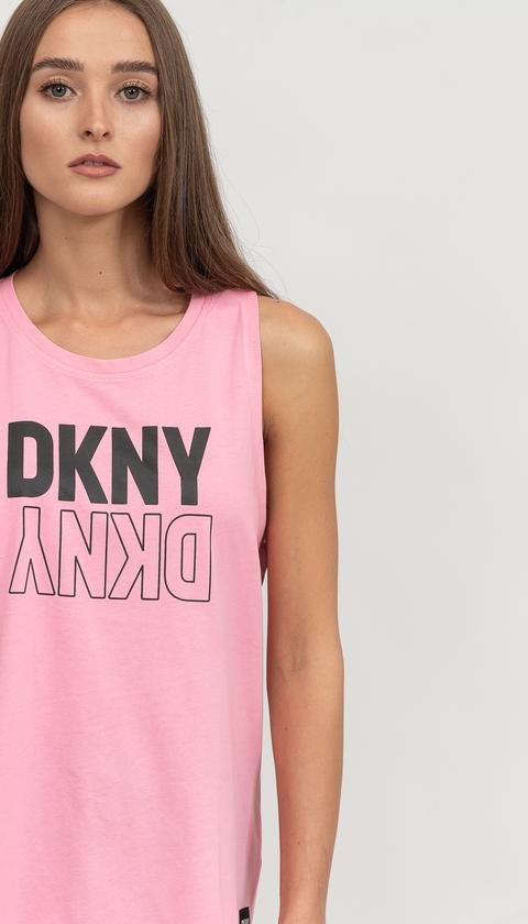  DKNY Reflect Logo Kadın Kolsuz T-Shirt